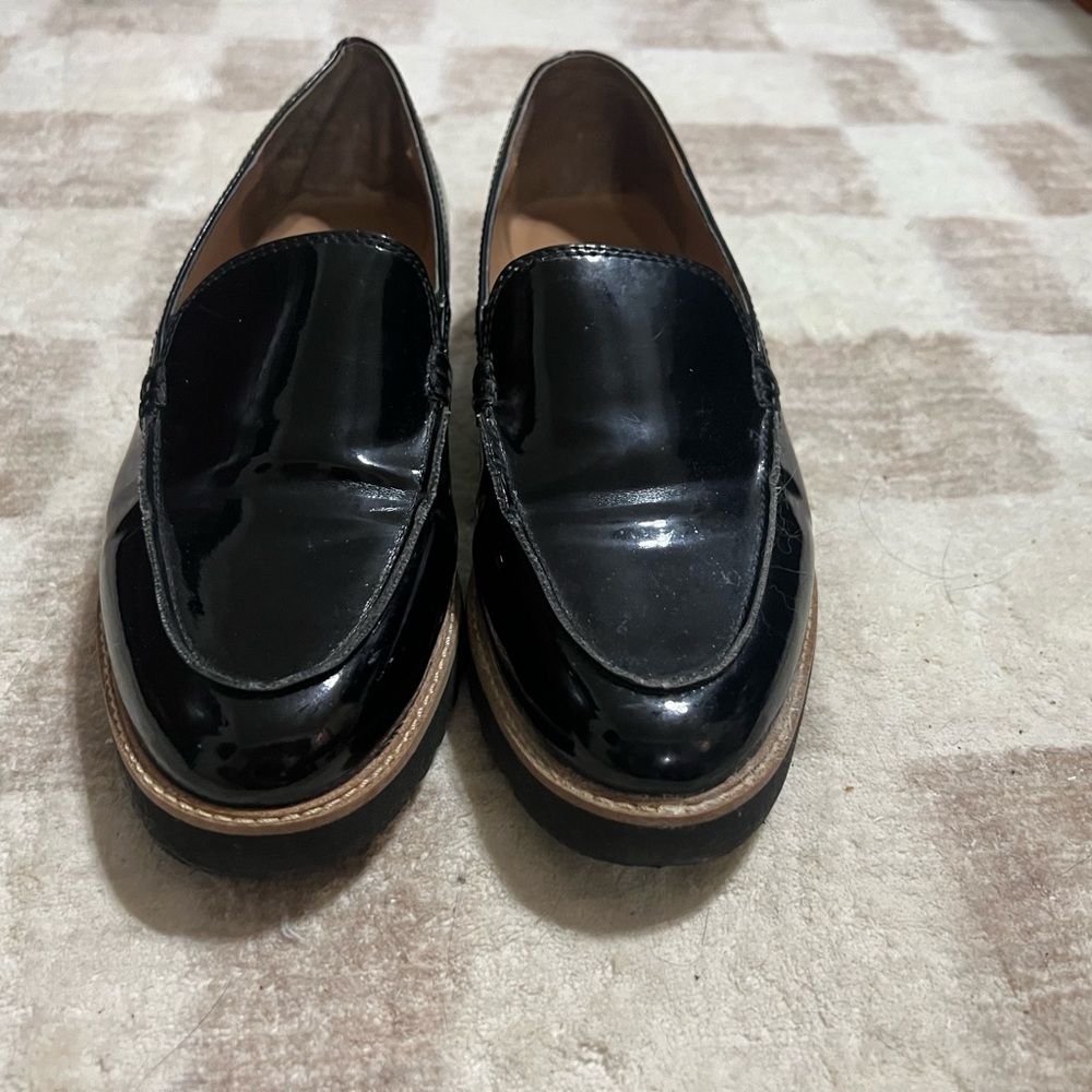 Franco Sarto Black Loafers